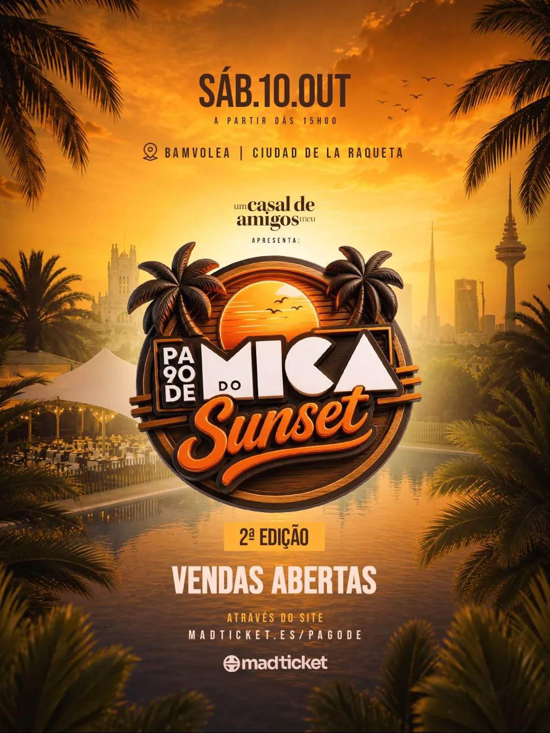 Pagode do Mica Sunset | 2ª Edição